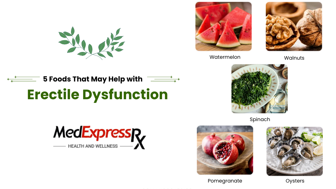 5 Foods That May Help with Erectile Dysfunction